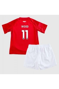 Nottingham Forest Chris Wood #11 Babytruitje Thuis tenue Kind 2024-25 Korte Mouw (+ Korte broeken)